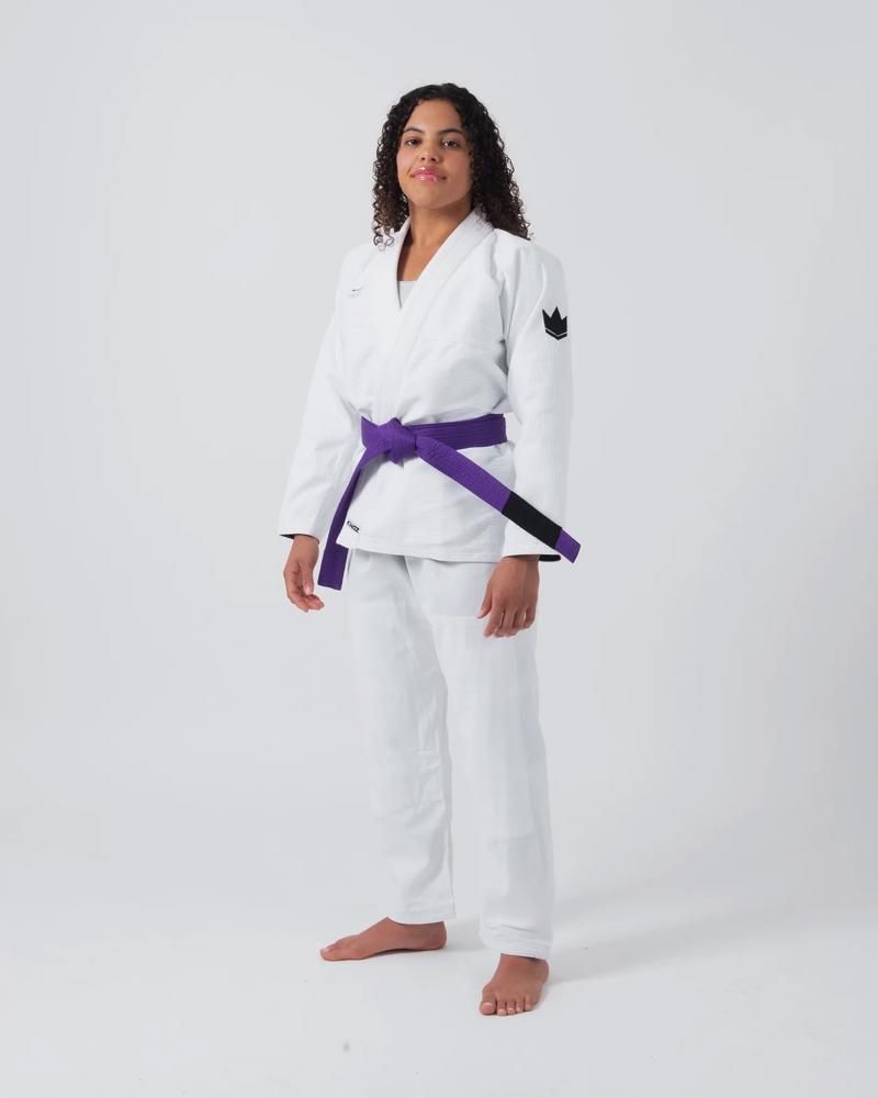 KINGZ womens kore v2 2024 edition BJJ GI - white